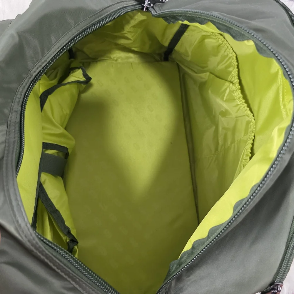 Lug Propeller Green Quilted Gym / Overnight Duffle Bag